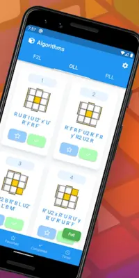 3x3 Cube Fridrich Algorithms android App screenshot 4